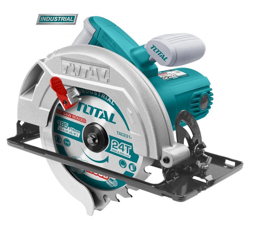 Fierăstrău circular manual, 185 mm, 1400 W, industrial