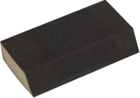 Smirghel pe burete trapezoidal, 25x70x40x100 mm, P120
