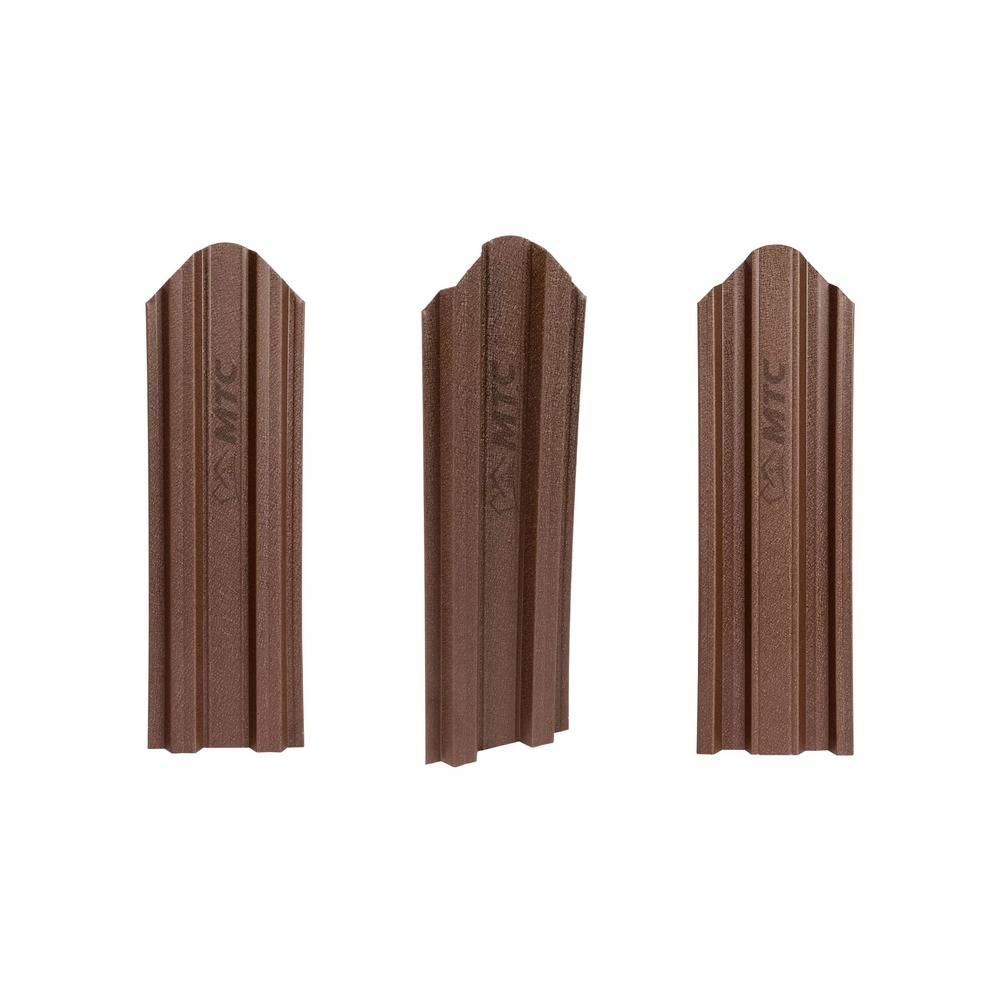 [P005931] Şipcă gard metalică, RAL 8017 maro mat-mat,1200x90x0,41 mm
