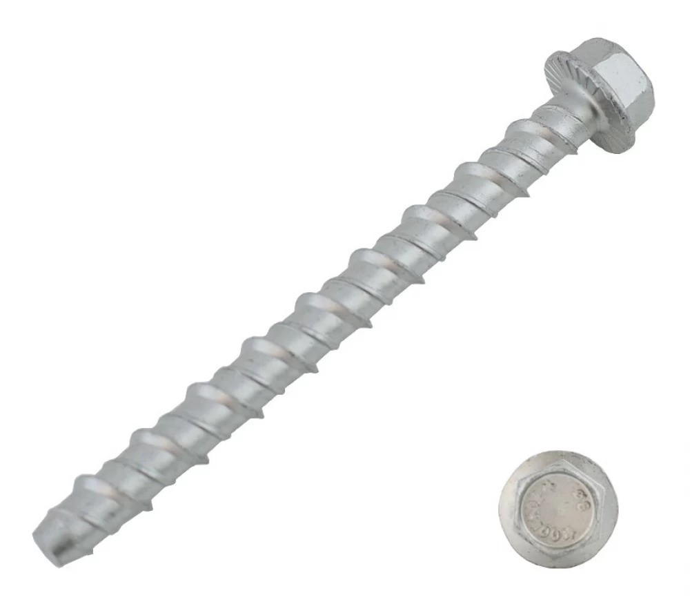 Şurub autofiletant STAR Dacromet pentru fixare directă în beton, Ø 8x80 mm, 50 buc