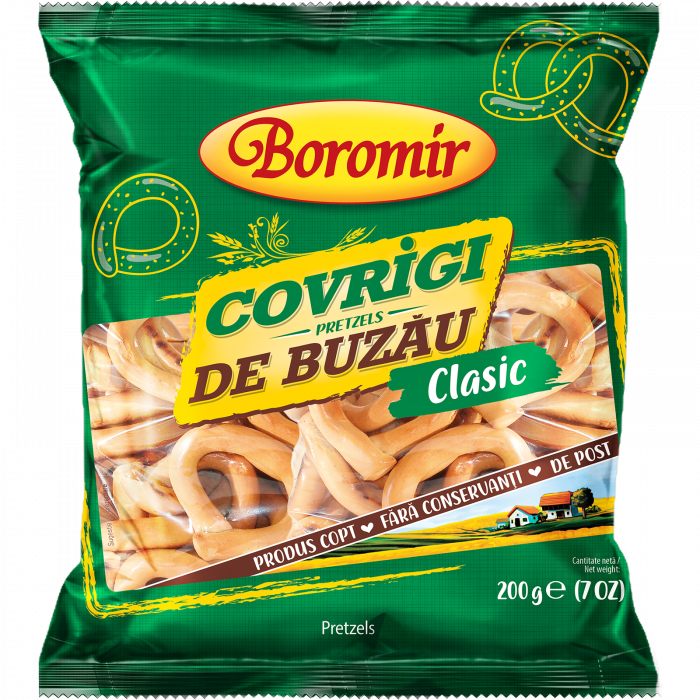 Covrigi de Buzău Boromir clasic, 200 gr