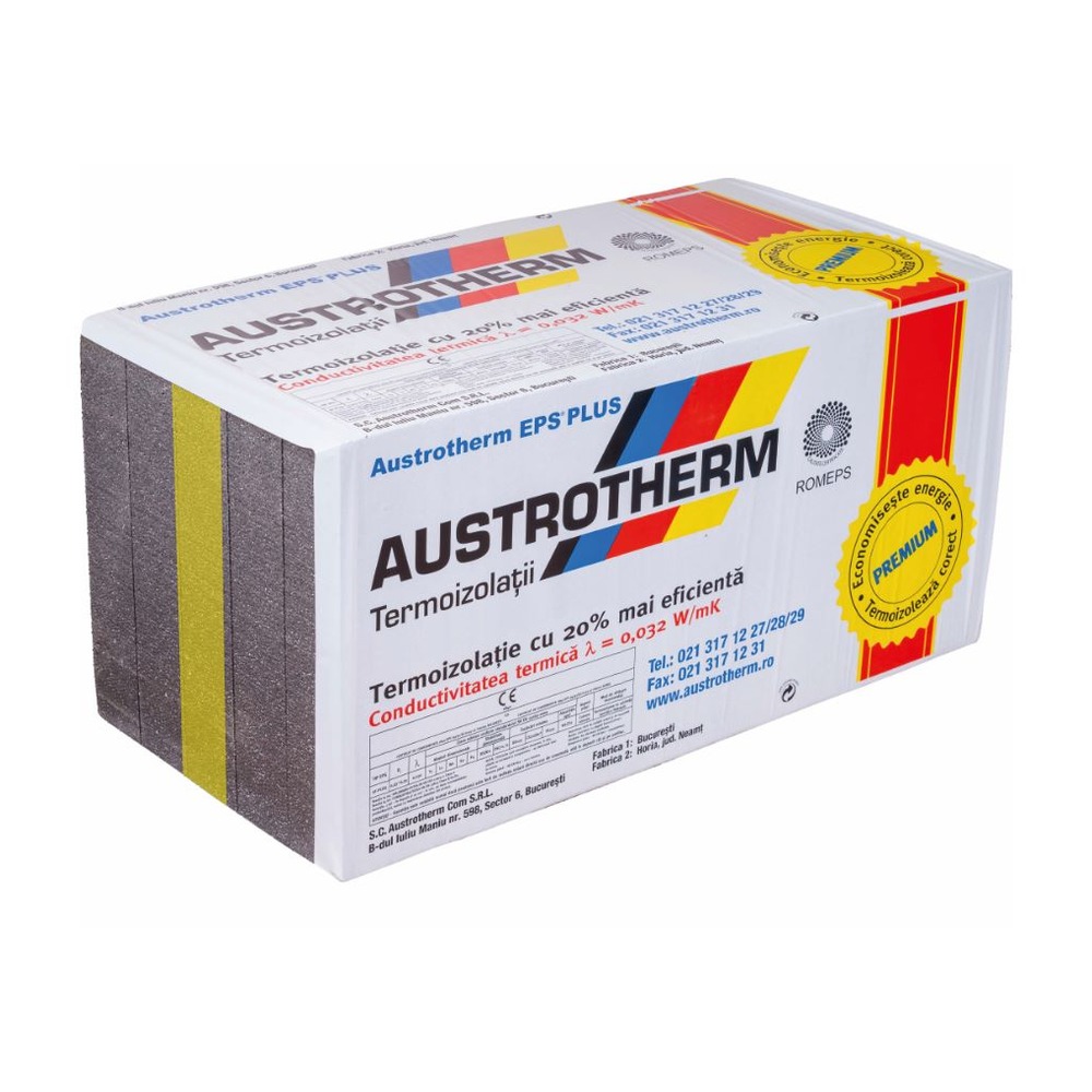 Polistiren expandat grafitat Austrotherm, 10 cm, EPS 100