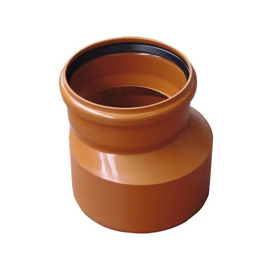 Reducție canal PVC cu mufă inel, 125/110 mm