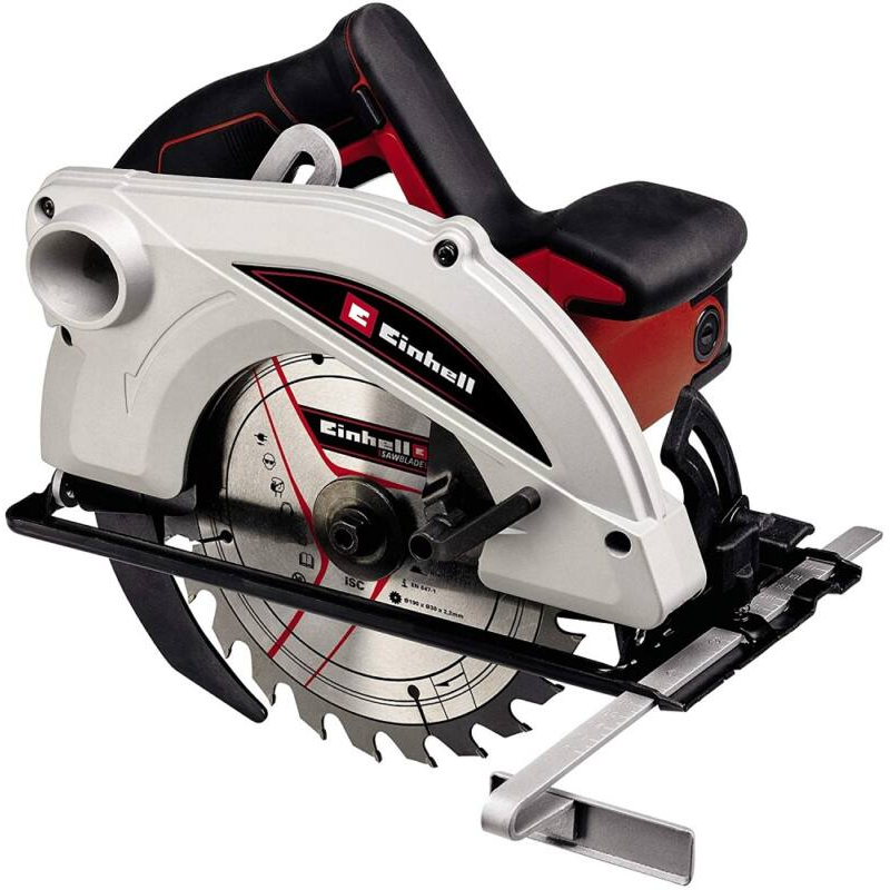 Fierastrau circular de mana Einhell TC-CS 1410, 1410 W, 5500 RPM, 67 mm adancime maxima taiere, 190 mm diametru disc, taiere la 45°/90°