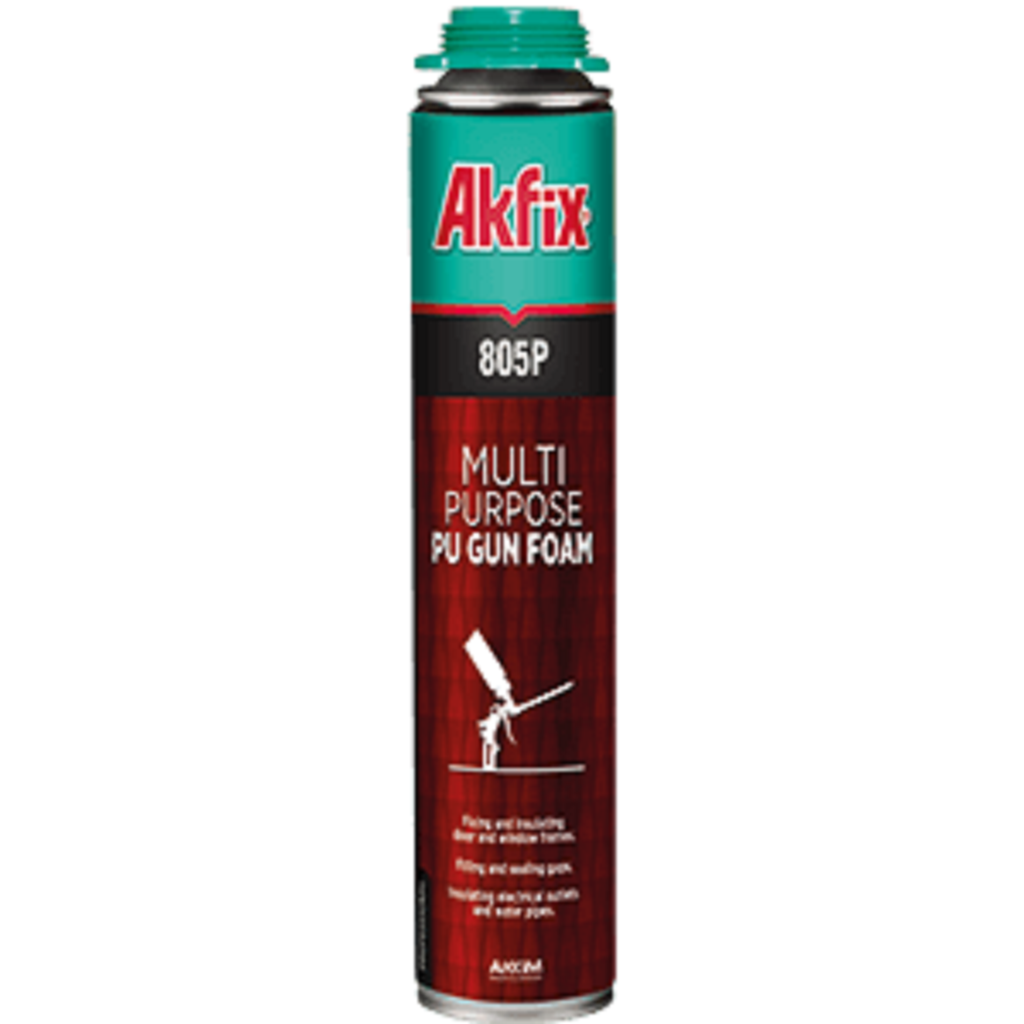 Spumă PU monocomponentă pentru montaj 805P, aplicare cu pistol, 750 ml