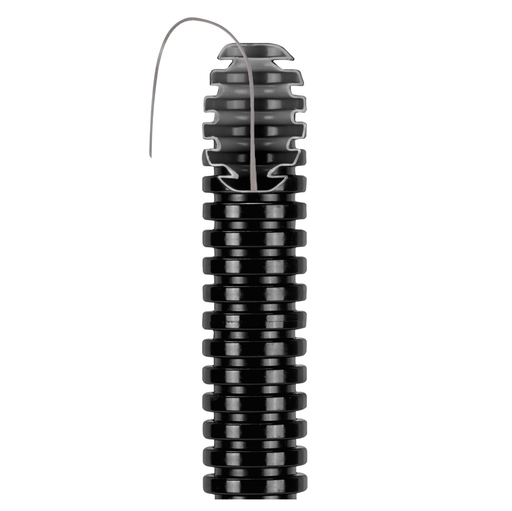 Tub flexibil copex din PVC Gewiss Ø 32 mm, 750N cu fir de tragere, 50 ml