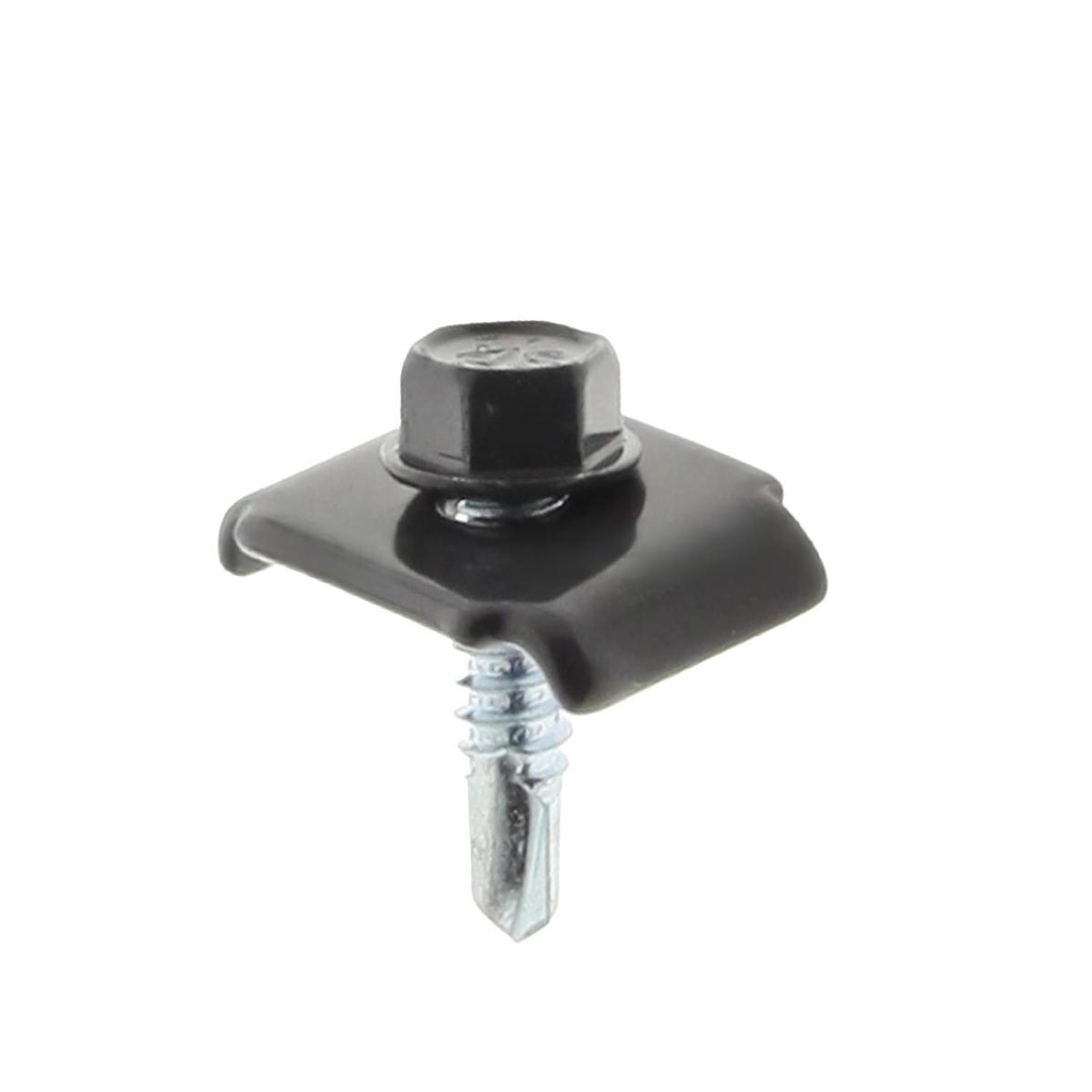 Surub autoforant cap hexagonal 6.3x25, RAL 7024 (gri antracit), montaj panouri gard 50 buc/cutie