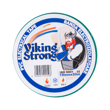 Bandă izolatoare IGN verde, 19 mm x 20 ml