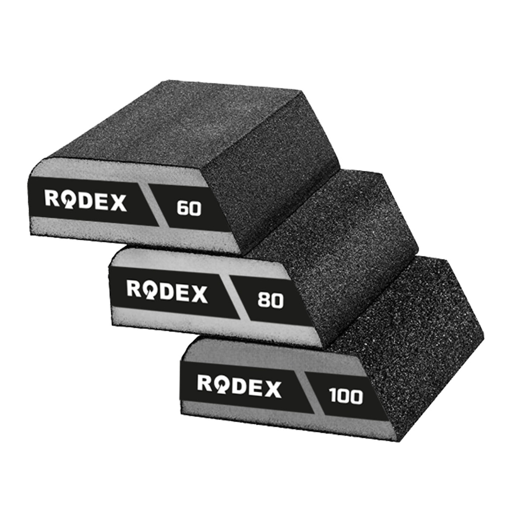 Burete de șlefuit, 100x70x25 mm, unghi ascuțit