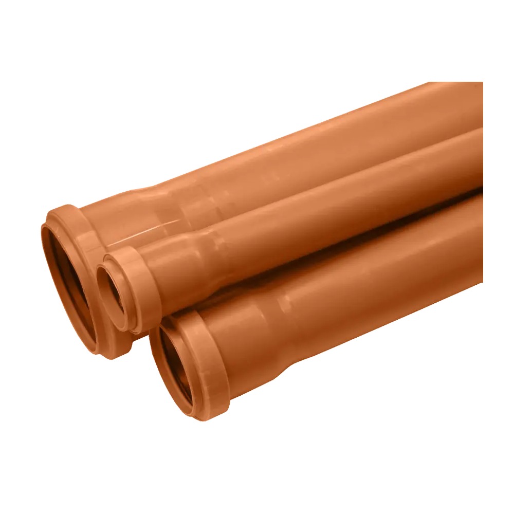 Țeavă canal PVC multistrat SN8 cu mufă inel, Ø 315x9.2 mm, 6 ml