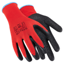 Mănuși poliester S-LATEX R ECO, red