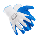 Mănuși poliester S-LATEX R ECO, blue