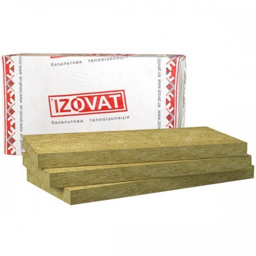 Vata bazaltica Izovat 100 fassade 120 x 600 x 1000 mm 1,2 mp/bax