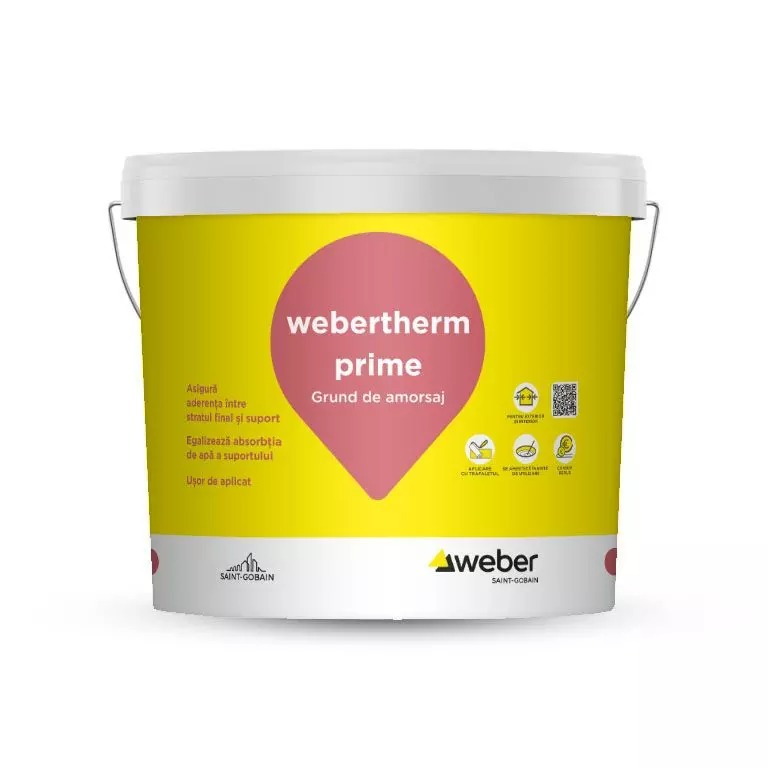 Webertherm prime, grund tencuieli, decorative 25 kg