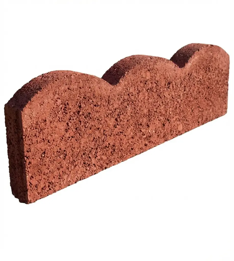 Bordură 100x5x25 arcade, rosu