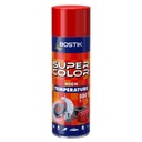 Spray vopsea rezistent la temperaturi ridicate Bostik Super Color High temperature roșu interior/exterior, 400 ml