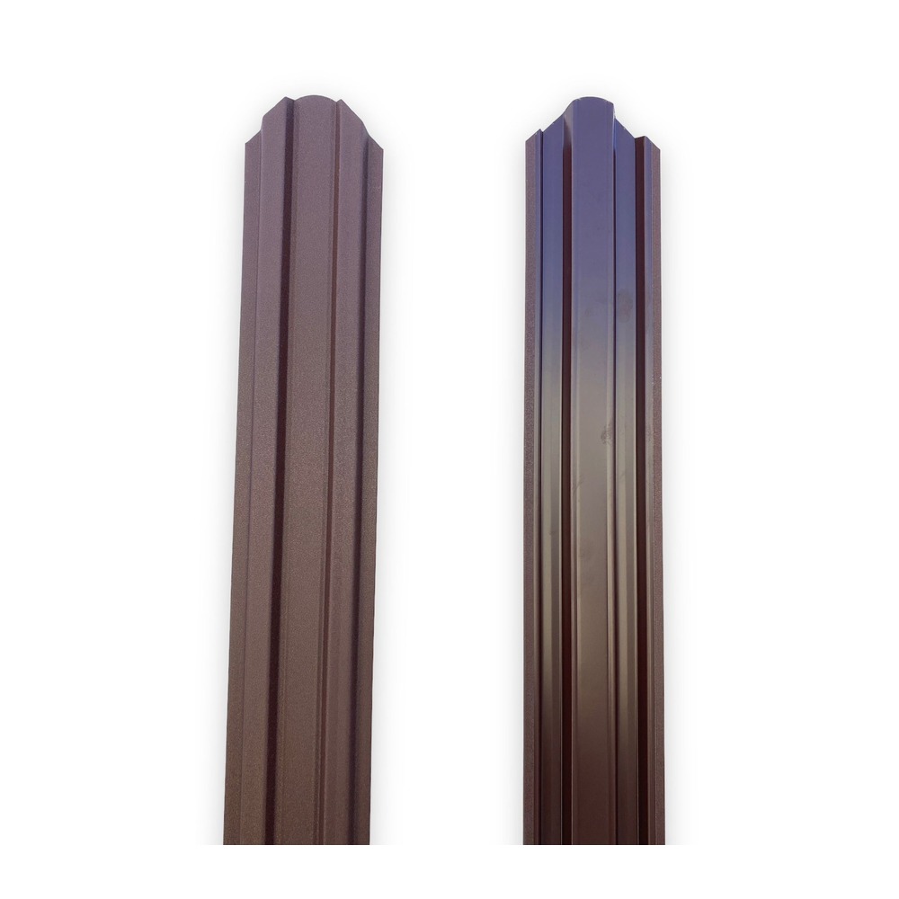[P010991] Şipcă gard metalică standard, RAL 8017 maro mat-lucios,1000x90x0.40 mm
