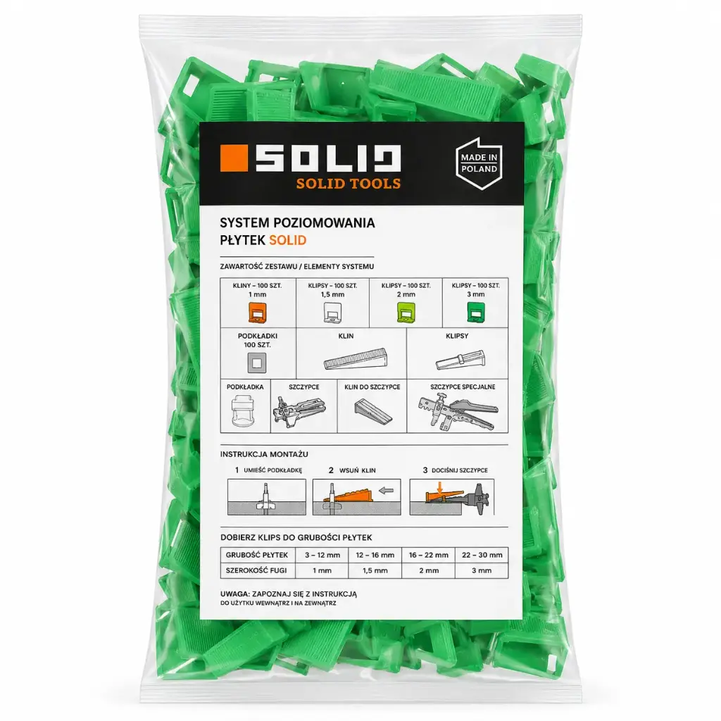 [P011049] Distanțiere Solid Standard 3 mm pentru plăci H3–16 mm, 100 buc