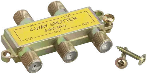 [P007267] Distribuitor splitter TV, 1 intrare, 4 iesiri