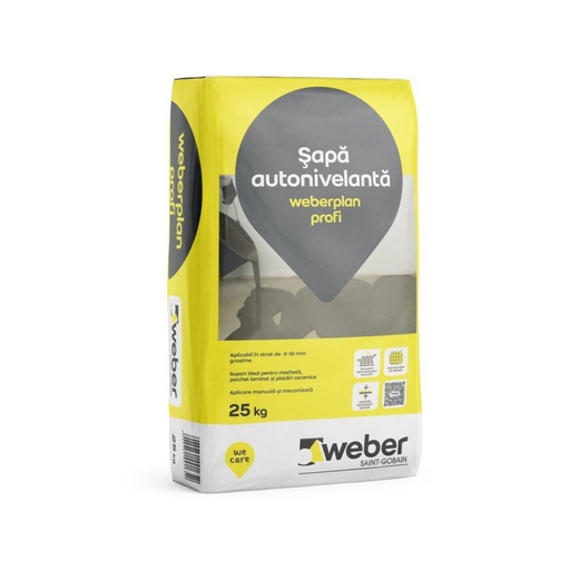 [P005096] Weber PLAN PROFI sapa autonivelantă 25kg/sac