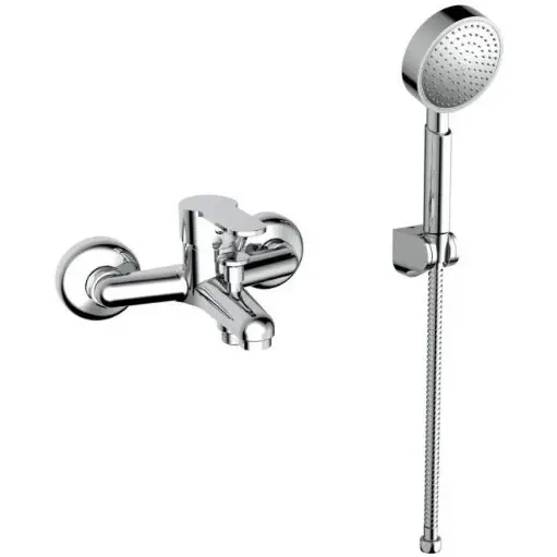 [P010399] Baterie cadă/duș monocomandă Notus, crom