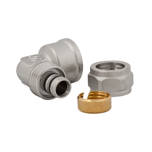 [P008016] Cot 90° pentru țeavă PexAl, Ø 16x1/2'' fi