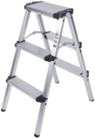 [P010129] Scara dubla din aluminiu 2 trepte H = 48 cm