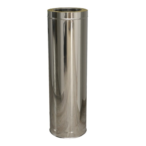 [P008295] Tub inox, izolat DP 1000 mm D. 160 mm