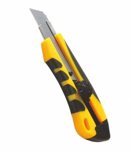 [P006785] Cutter cu protecție metalică și șurub, lamă 18 mm