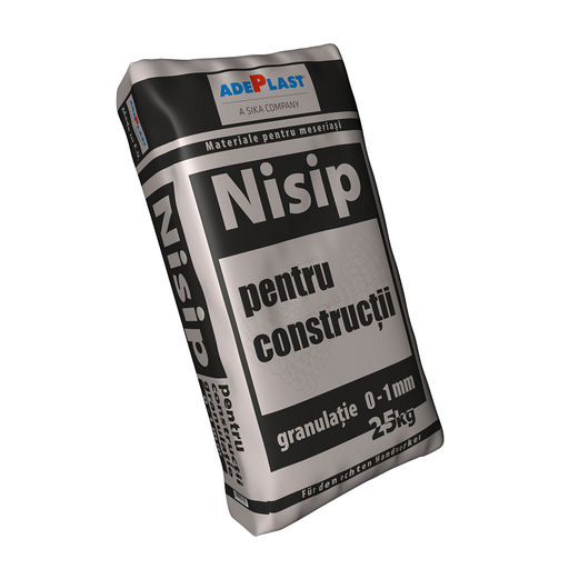 [P004017] Adeplast nisip constructii 25 kg/sac