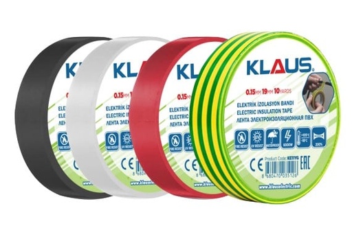 [P010643] Bandă izolatoare Klaus, 19x0.15 mm, 10 ml