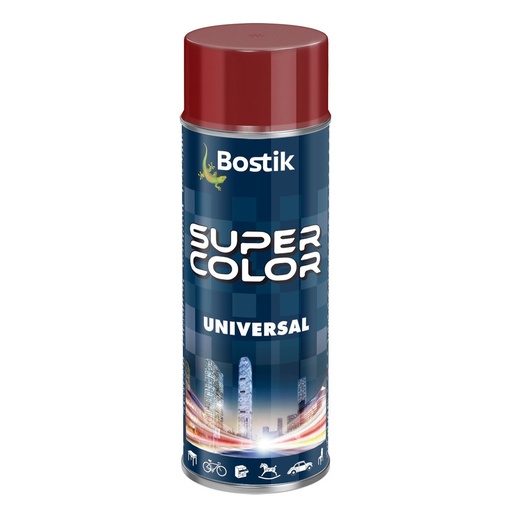 [P005416] Spray vopsea Bostik Color Universal, RAL 3011 roșu închis interior/exterior, 400 ml