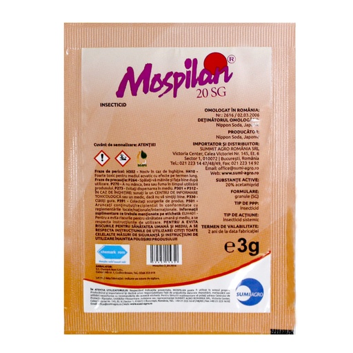 [P004702] Insecticid - Mospilan 20 SG - 3 gr
