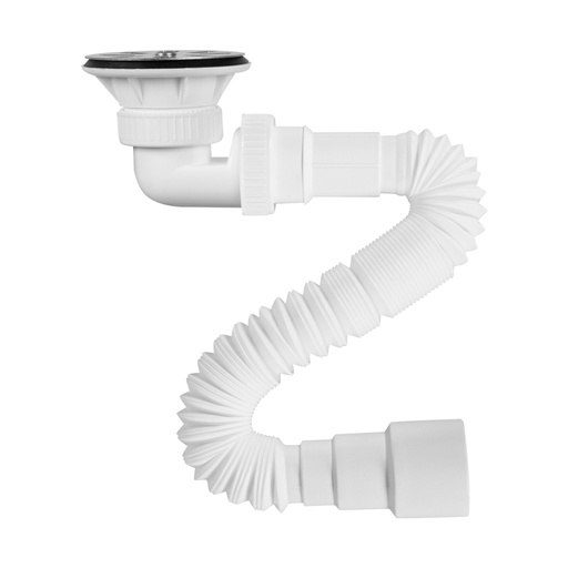 [P003437] Scurgere pentru cadita dus cu ventil Ø70, intrare 1"1/2, iesire Ø40-50