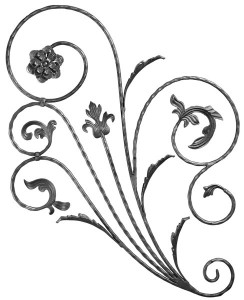 [P008129] Ornament Central, 10-039/6, 110x80x6 cm