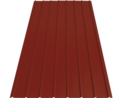 [P004676] Tablă cutată H12 RAL 3005 vișinu, 2000x910x0.25 mm