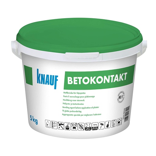 [D6BLNYMBM] Knauf Betokontakt - amorsă pentru suprafeţe neabsorbante - lise din beton 5 kg/galeată