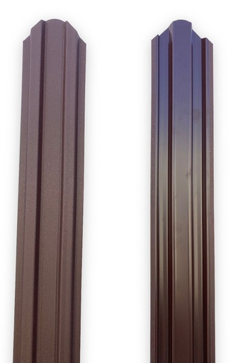 [P005934] Şipcă gard metalică standard, RAL 8017 maro mat-lucios,1500x90x0,40 mm