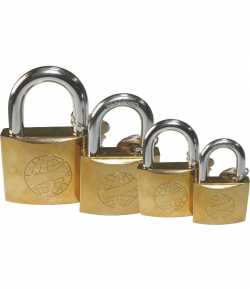 [P008191] Lacăt finisat gold standard 3 chei incluse, 63 mm