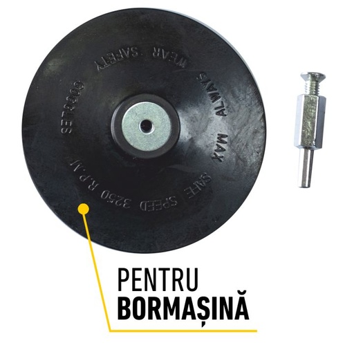 [P008754] Suport circular şmirghel, Ø 125 mm