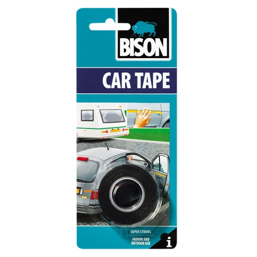 [ST_28283] Bandă dublu adezivă pentru auto BISON Car Tape, 1,5mx19mm