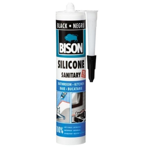 [ST_3143] Silicon Sanitar BISON, 280ml, negru
