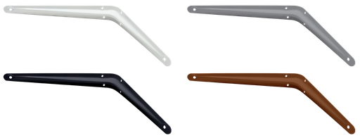 [P004985] Consolă din tablă albă, 150x200 mm