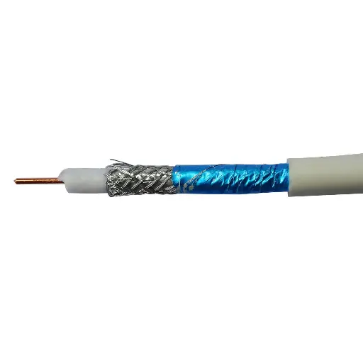 [P010011] Cablu TV, coaxial, RG6/U triplu ecranat, otel cuprat