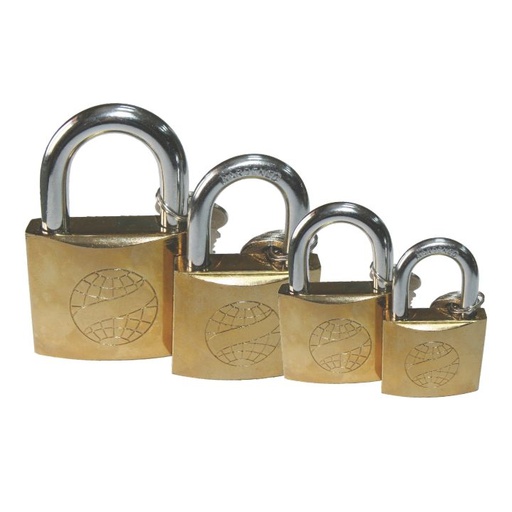 [P008190] Lacăt finisat gold standard 3 chei incluse, 50 mm