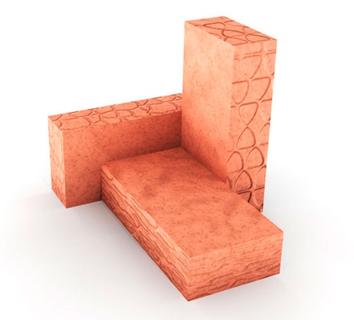 [P003026] Cărămidă ornament Macon, 240x115x63 mm