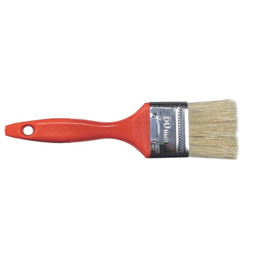 [P006171] Pensulă mâner pvc economic fir natural, 63 mm