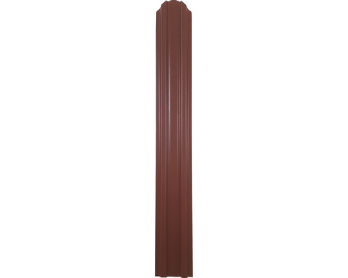 [P005057] Şipcă metalică gard Bravo RAL 8017 maro lucios-grund, 1200x90x0.40 mm
