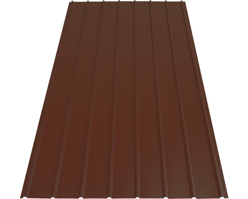 [P006330] Tablă cutată H12 RAL 8017 maro lucios, 2000x910x0.25 mm