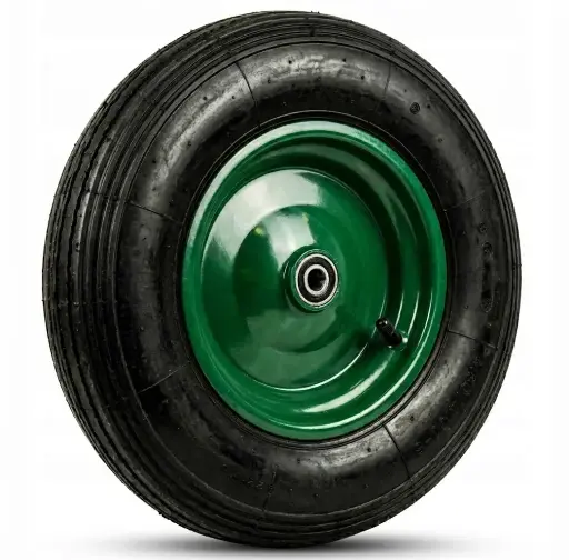 [P010257] Roată roabă pneu cu jantă metal, 3.50 x 8